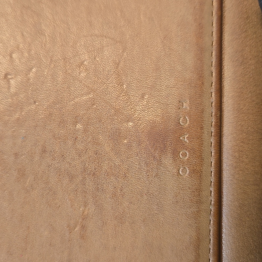 Vintage Coach Brown Leather Wallet - Picture 2 of 12